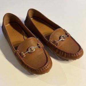 Leather Coach Flats